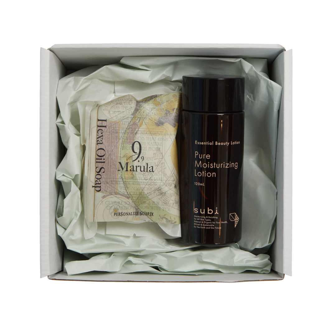 《9.kyuu Marula Oil BOX》石鹸&化粧水