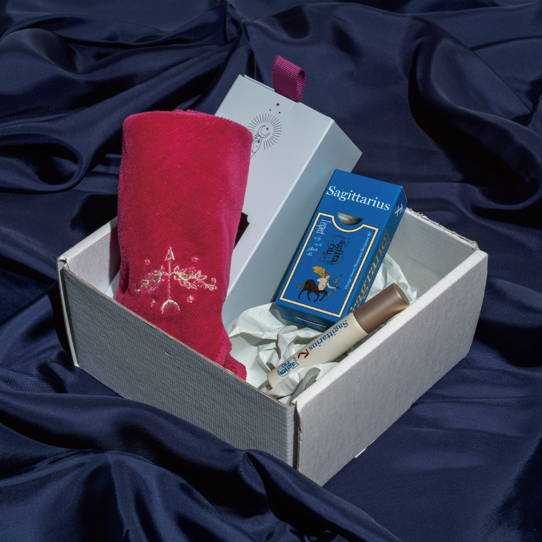 《射手座 BOX》I fragrance&LUCKY AMULET TOWEL