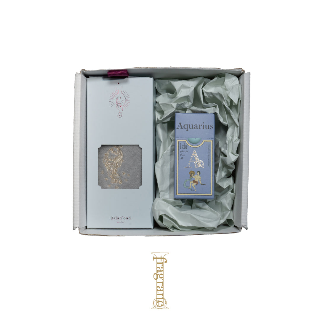 《水瓶座 BOX》I fragrance&LUCKY AMULET TOWEL