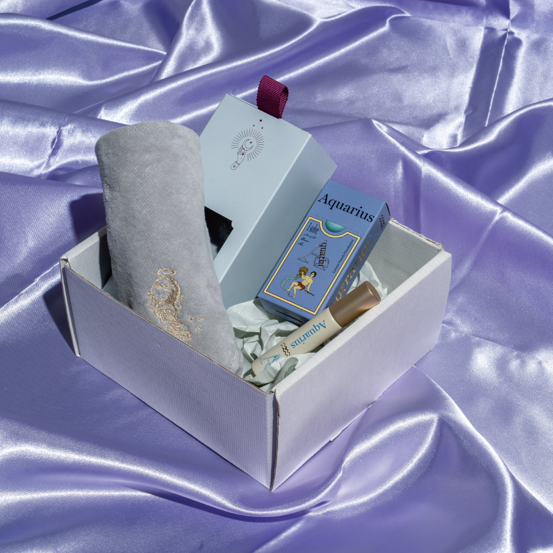 《水瓶座 BOX》I fragrance&LUCKY AMULET TOWEL