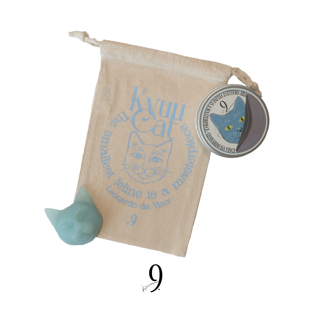 《数量限定》 ネコ缶SOAP《Sora》&猫巾着セット