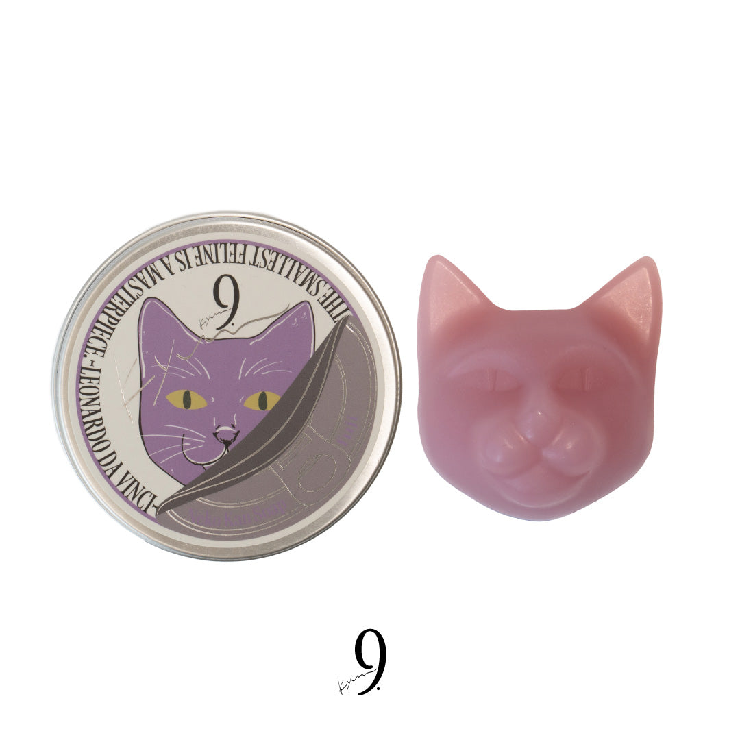 《数量限定》 ネコ缶SOAP《fuji》&猫巾着セット