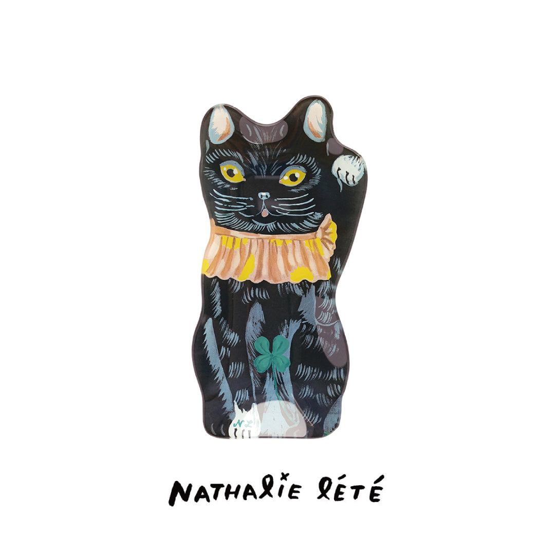 ナタリーレテ　招き猫　白い猫　陶器 Nathalie Lete（ナタリーレテ） ティーポット ザ・ブルー・ラッキー