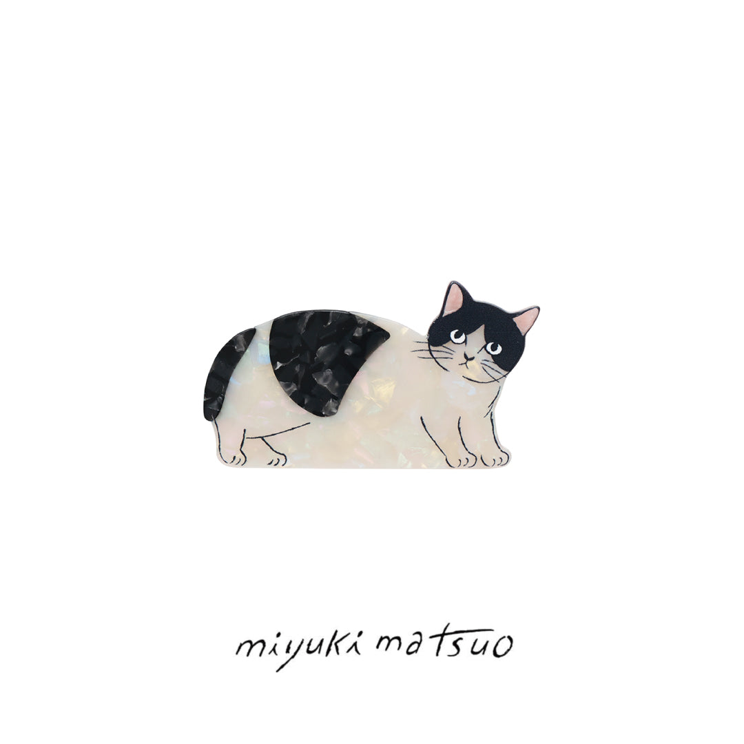 美和っち様(* 'ᵕ' )ART CATねこボーダー Matsuo Miyuki〉Cat Mirror Pepper – F.room ONLINE STORE