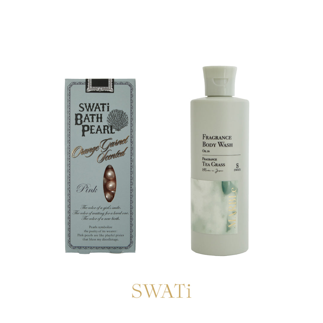 SWATiバスタイムセット/入浴料&ボディウォッシュ(TEA GRASSの香り)