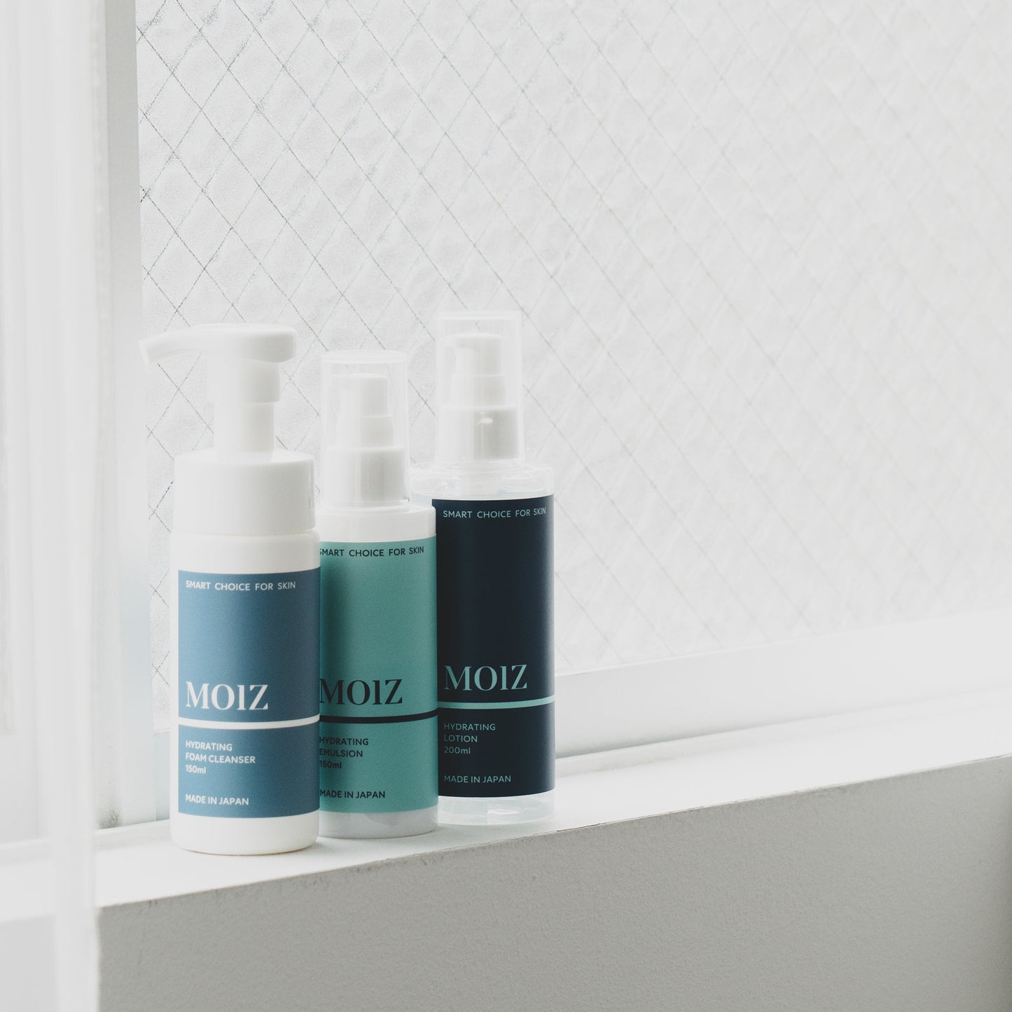MOIZ SKIN CARE LOTION N ＆ MILK N & FACE WASH  3点セット 200ml/150ml/150ml