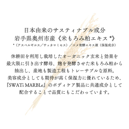 CLAY ＆ SCRUB BODY WASH＋RAW BODY MILK & BATH （TEA GRASSの香り）