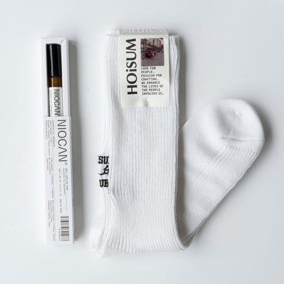 【数量限定】NIOCAN & HOiSUM《PingPong CLUBソックス(25-28cm)》