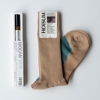 【数量限定】NIOCAN & HOiSUM《アスレチックソックス(25-28cm)》