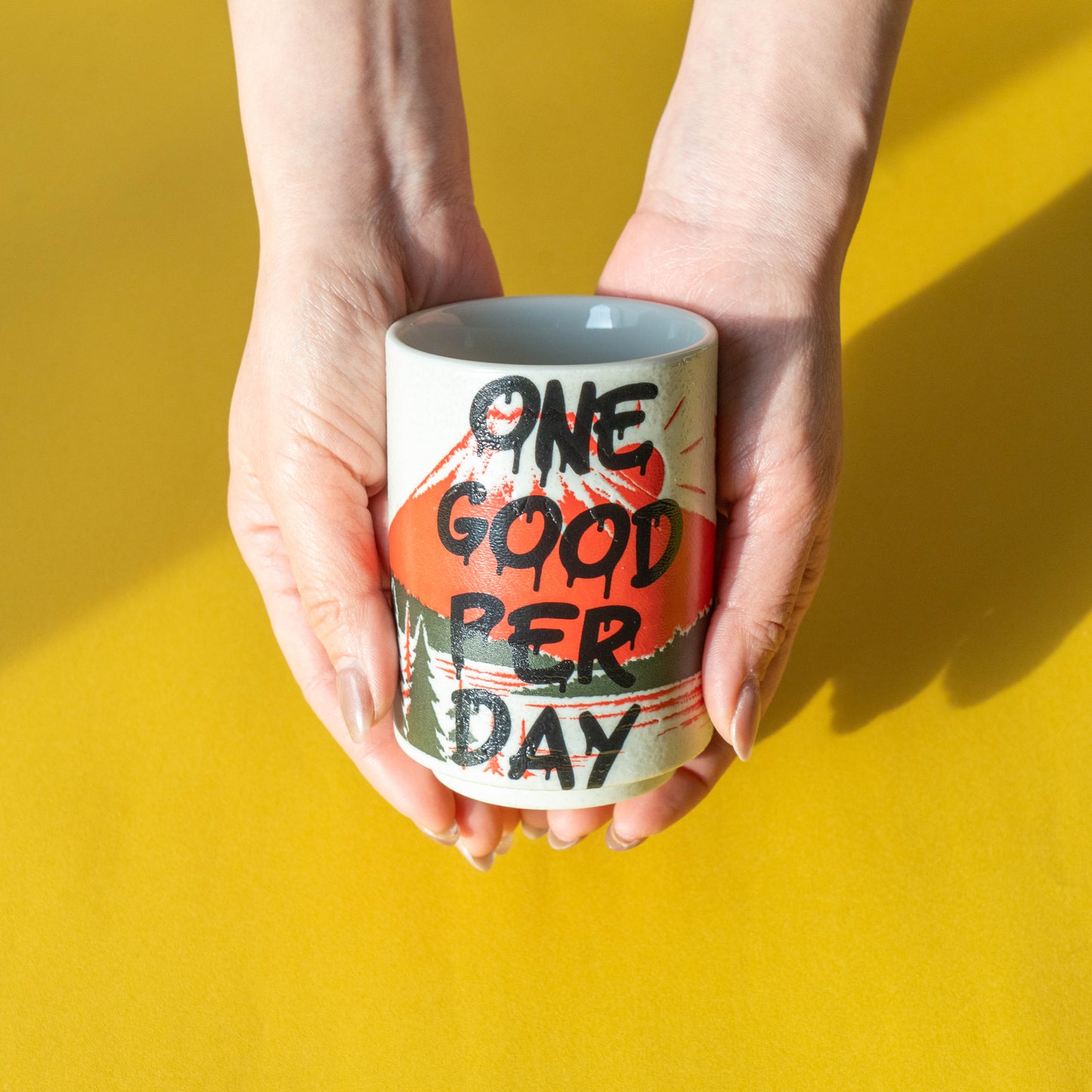 TC,FUJI　湯呑み　(AKA)