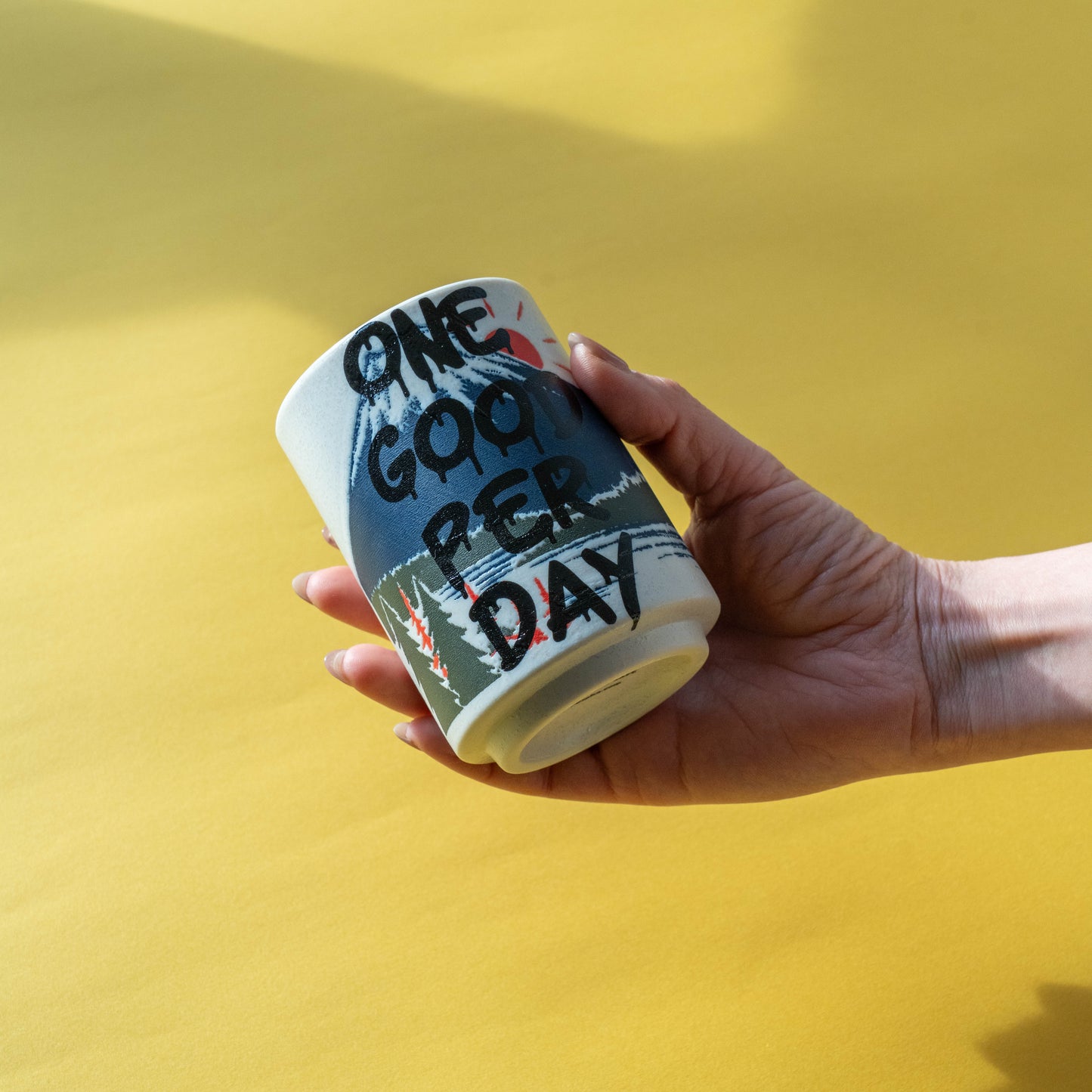 TC,FUJI　湯呑み　(AO)