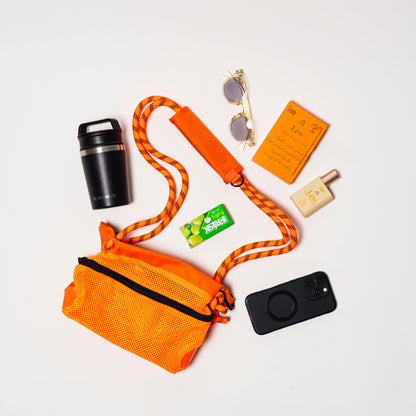 CYCLE MESH MINI BAG  (ORANGE)