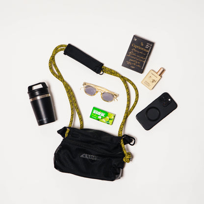 CYCLE MESH MINI BAG  (BLACK)