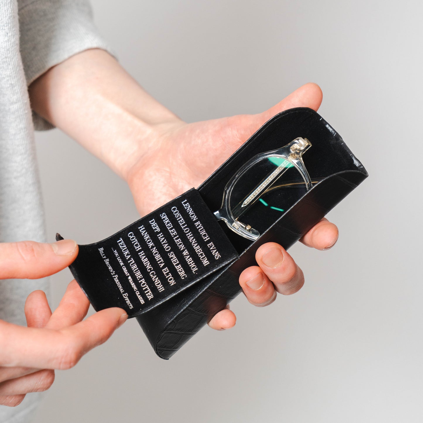 2WAY GLASSESS STAND (BLACK)