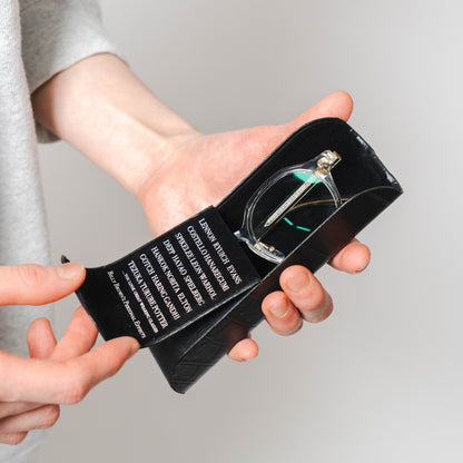 2WAY GLASSESS STAND (BLACK)