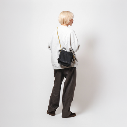 CYCLE MESH MINI BAG  (BLACK)