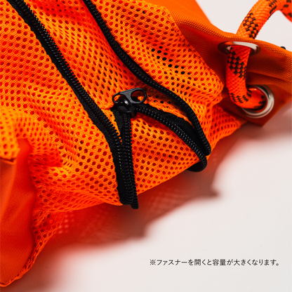 CYCLE MESH MINI BAG  (ORANGE)