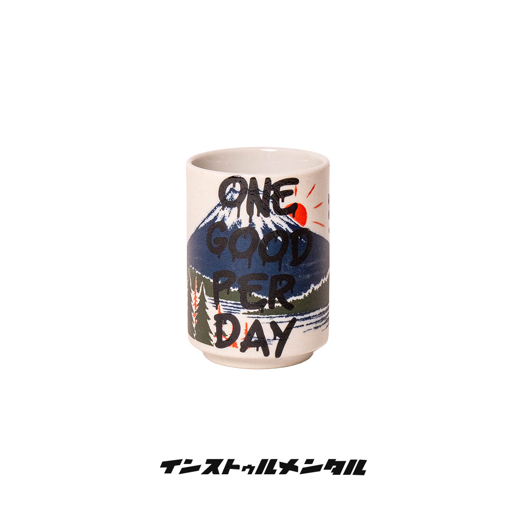 TC,FUJI　湯呑み　(AO)