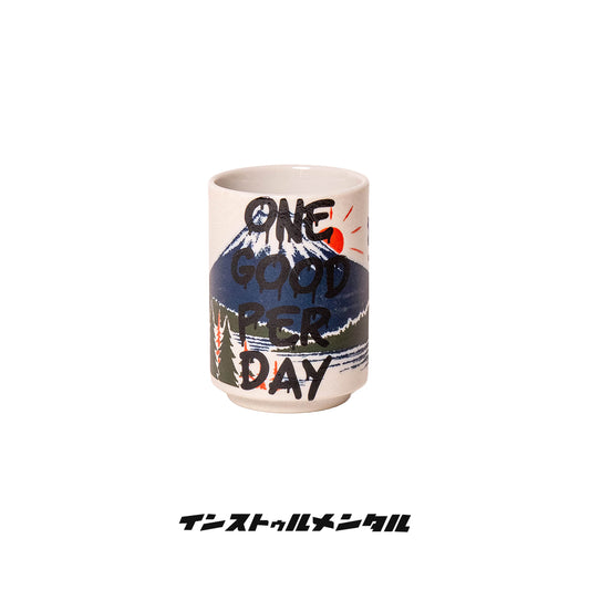 TC,FUJI　湯呑み　(AO)