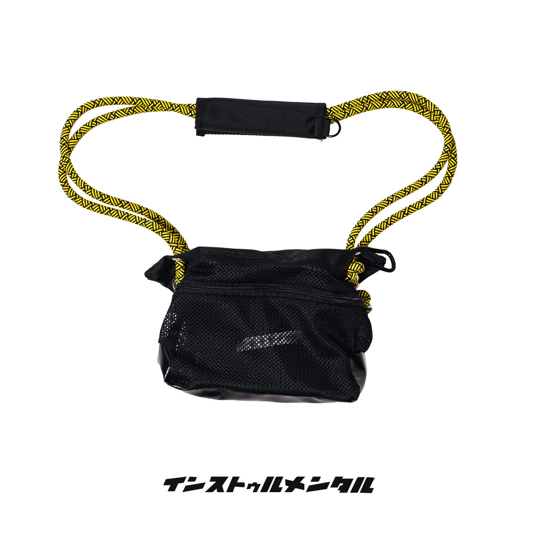 CYCLE MESH MINI BAG  (BLACK)