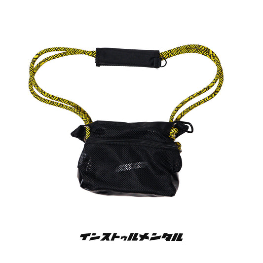 CYCLE MESH MINI BAG  (BLACK)