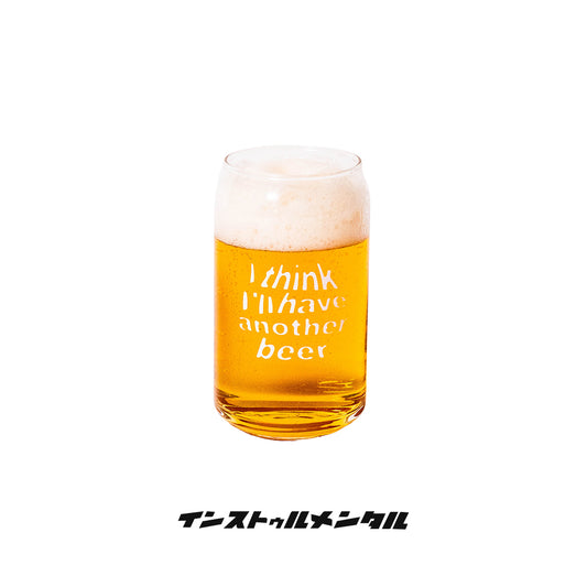 DRUNK BEER GLASS (WHITE)