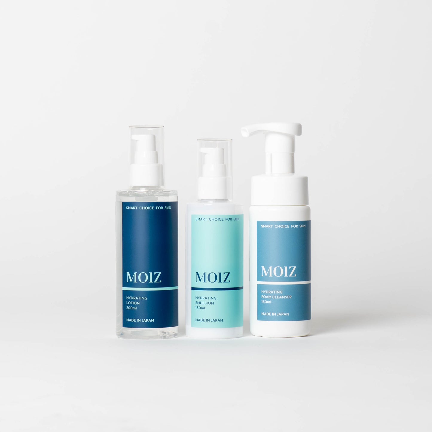 【MOIZ】先行予約限定3点SET/ SKIN CARE LOTION N ＆ MILK N & FACE WASH (先行限定MOIZオリジナル巾着＆ともやん直筆サインポストカード付)