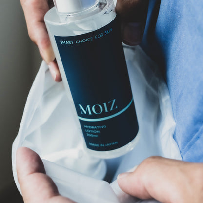 【MOIZ】先行予約限定3点SET/ SKIN CARE LOTION N ＆ MILK N & FACE WASH (先行限定MOIZオリジナル巾着＆ともやん直筆サインポストカード付)