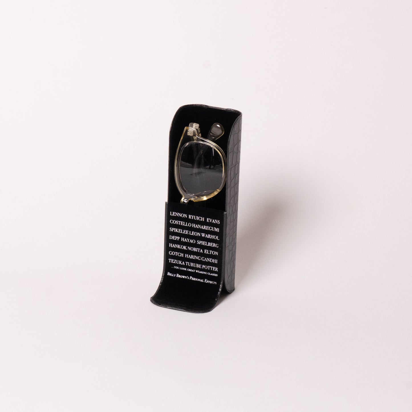 2WAY GLASSESS STAND (BLACK)