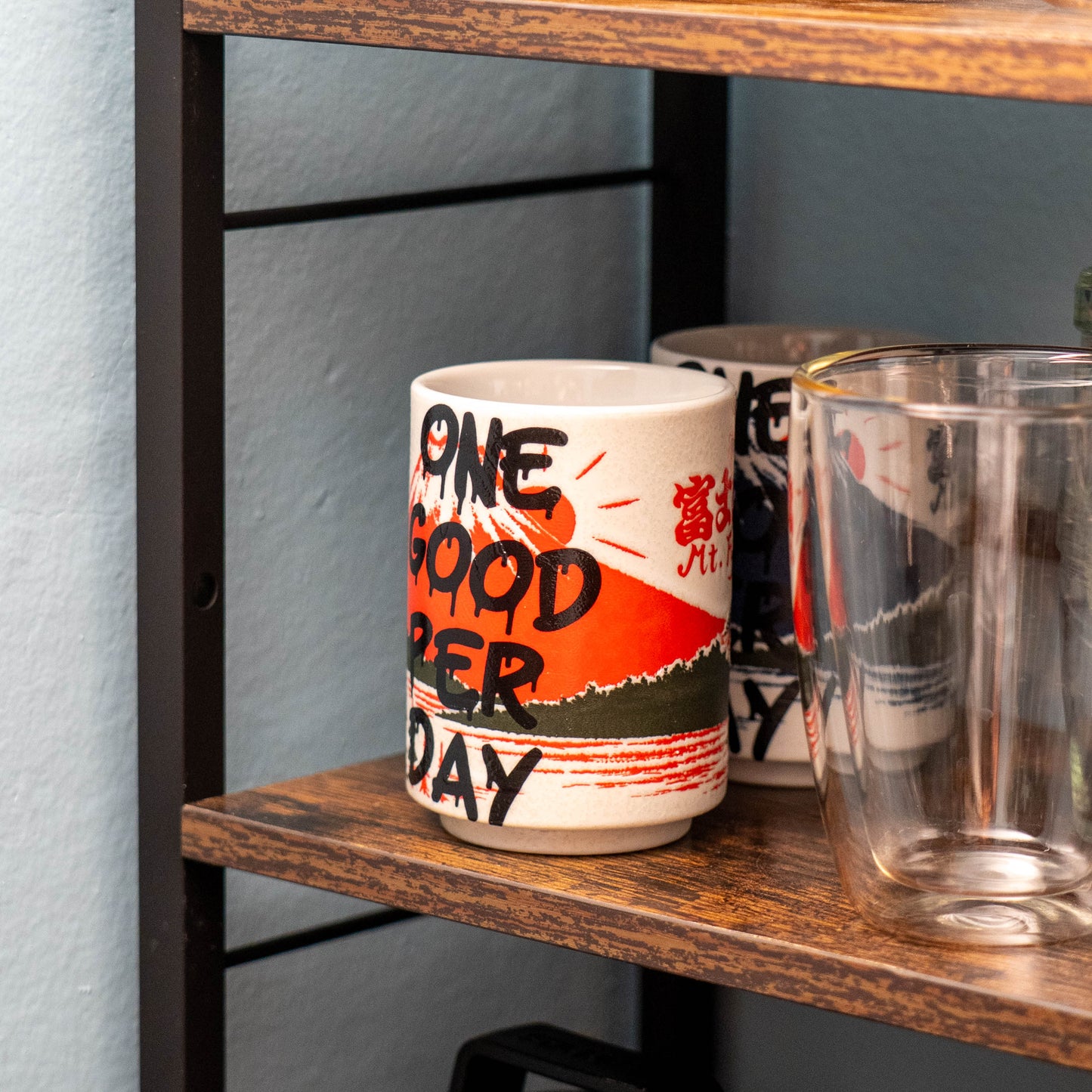 TC,FUJI　湯呑み　(AKA)