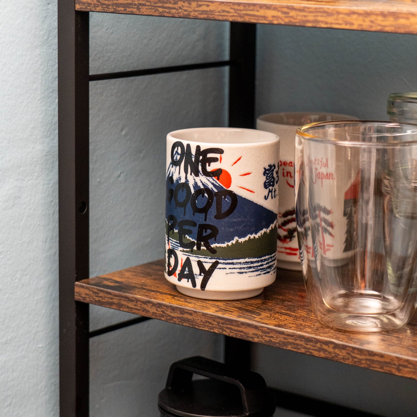 TC,FUJI　湯呑み　(AO)