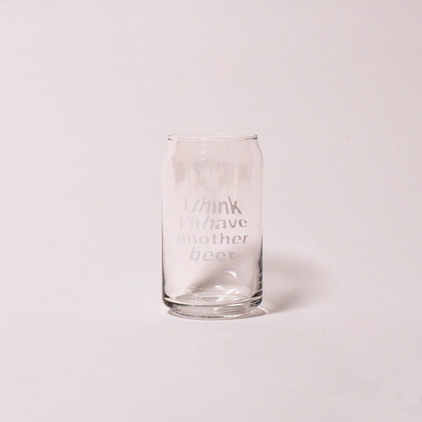 DRUNK BEER GLASS (WHITE)