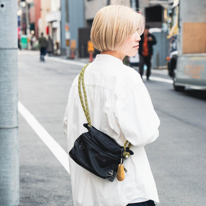 CYCLE MESH MINI BAG  (BLACK)