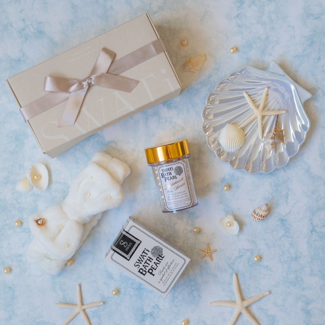 【F.room限定】Mermaid Collection Box「SWATi BATH PEARL(M)ﾎﾜｲﾄ」