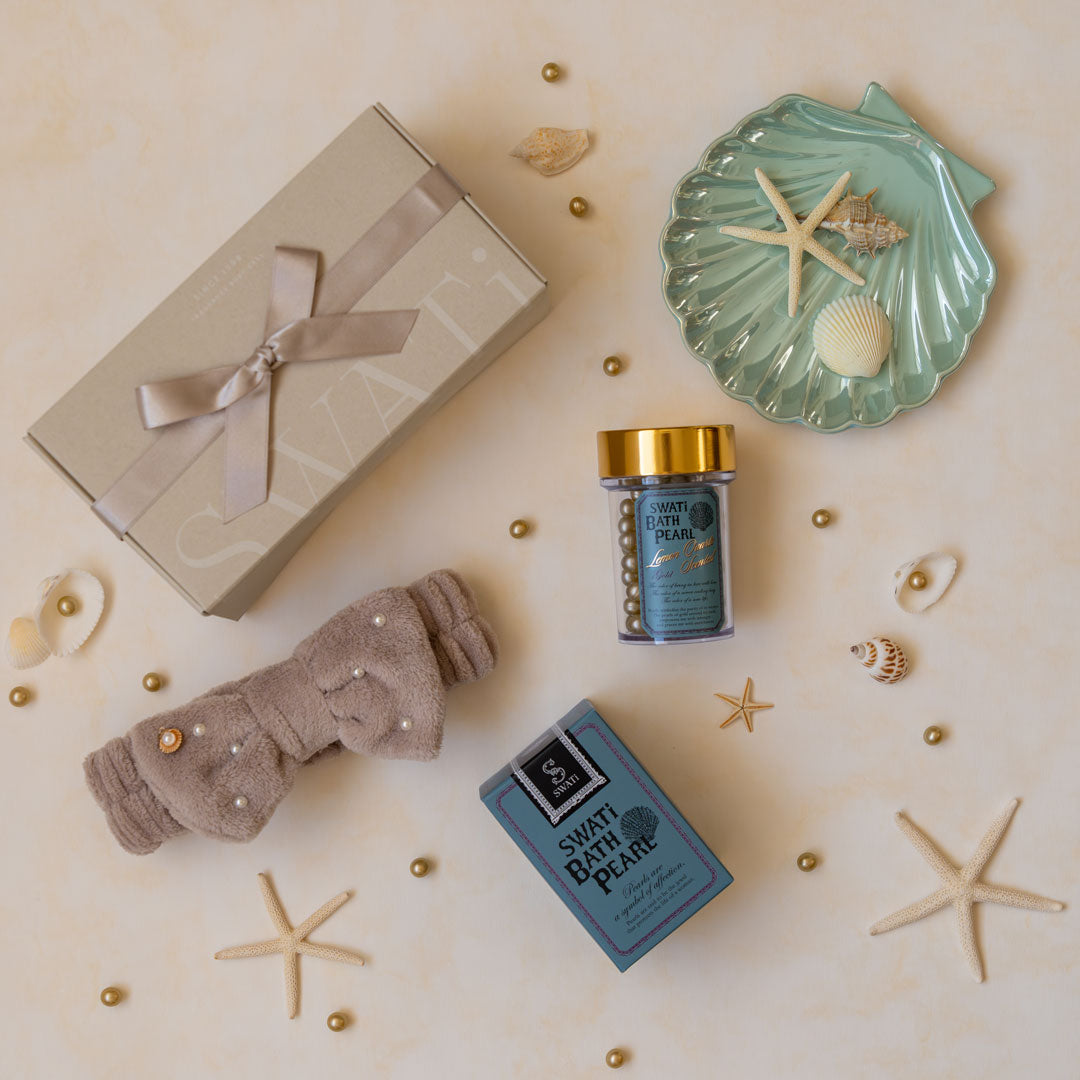 【F.room限定】Mermaid Collection Box「SWATi BATH PEARL(M)ｺﾞｰﾙﾄﾞ」