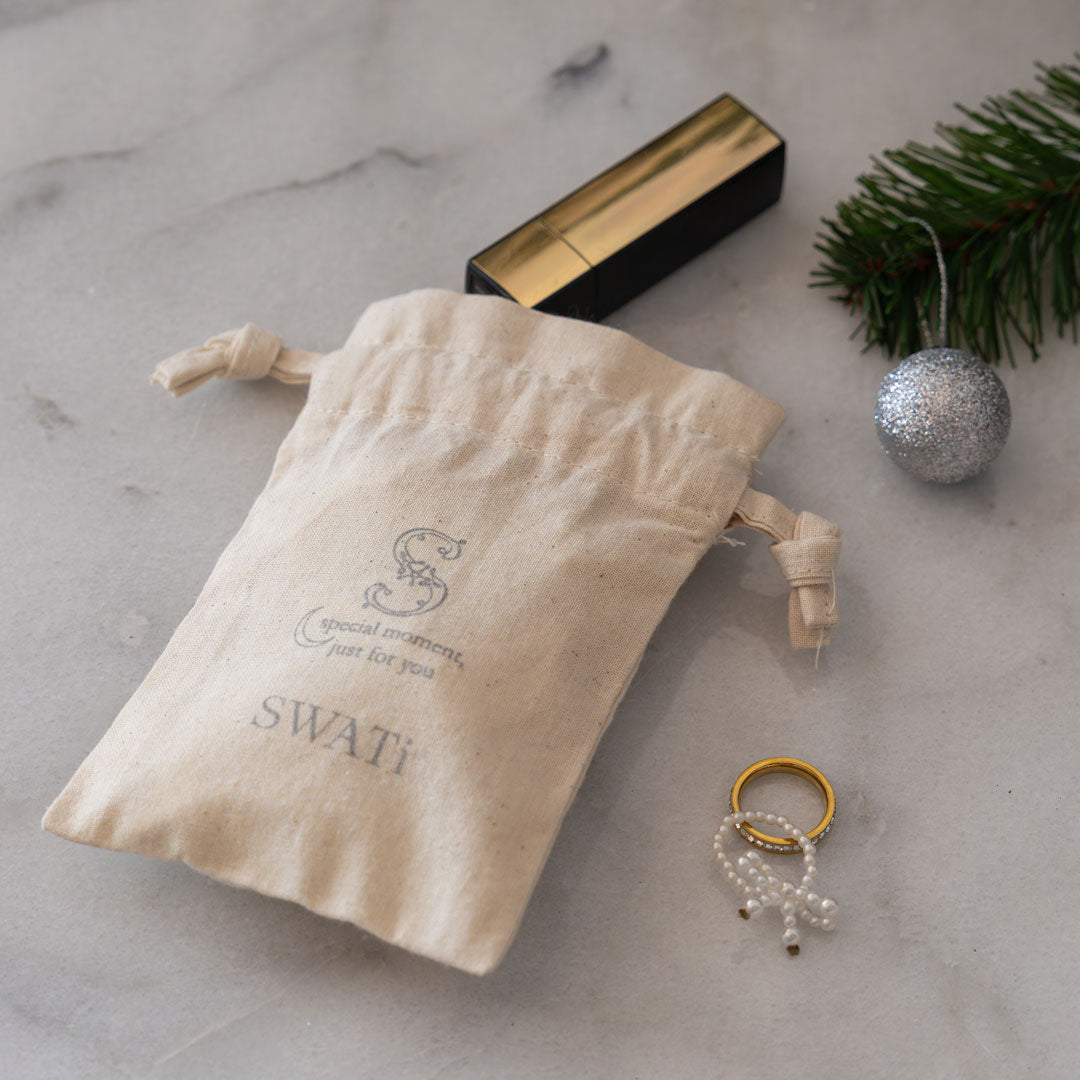 【Novelty】SWATi ミニ巾着(silver)