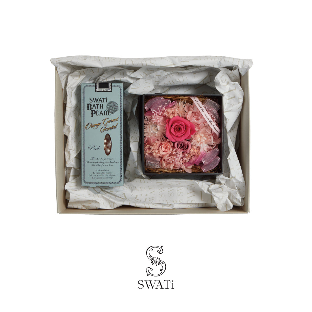 【F.room限定】Flower Box「SWATi BATH PEARL(S)ﾋﾟﾝｸ」