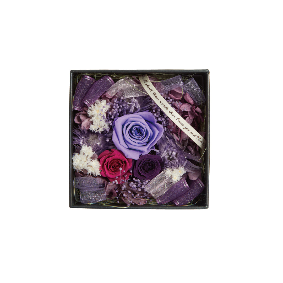 【F.room限定】Flower Box「SWATi BATH PEARL(M)ﾎﾜｲﾄ」