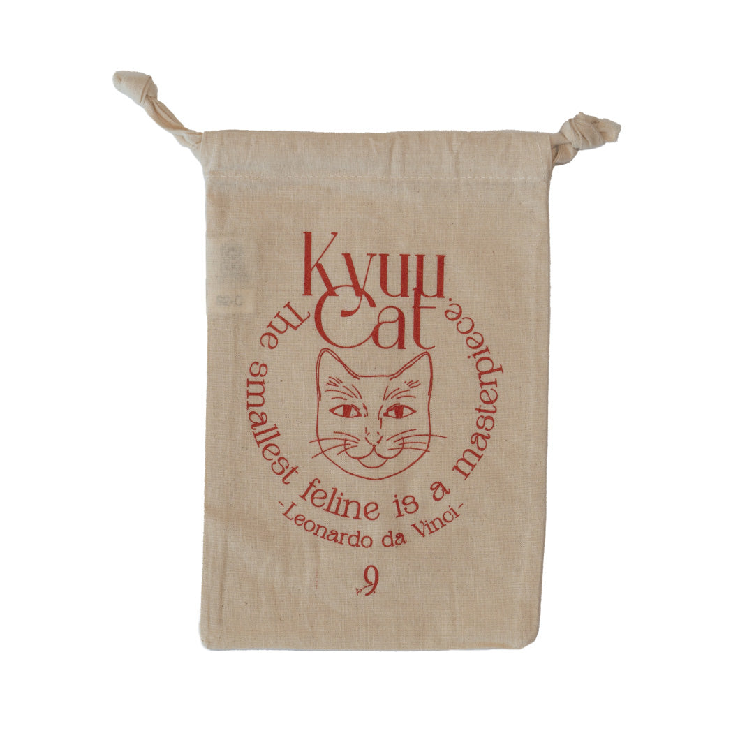 《数量限定》 ネコ缶SOAP《Beni》＆猫巾着セット