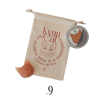 《数量限定》 ネコ缶SOAP《Biwa》＆猫巾着セット