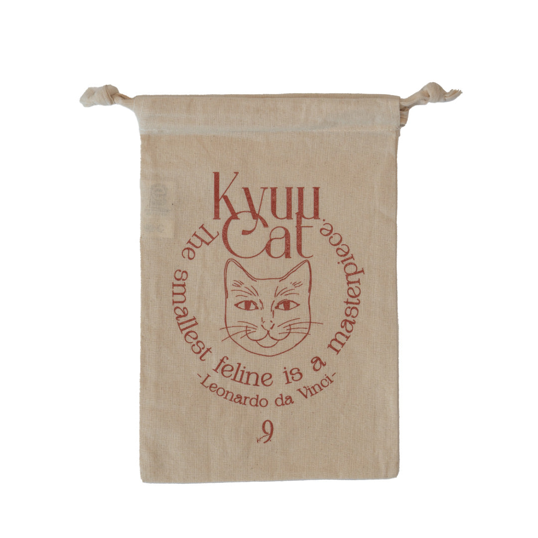 《数量限定》 ネコ缶SOAP《Biwa》＆猫巾着セット