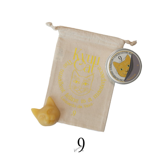 《数量限定》 ネコ缶SOAP《Ki》＆猫巾着セット