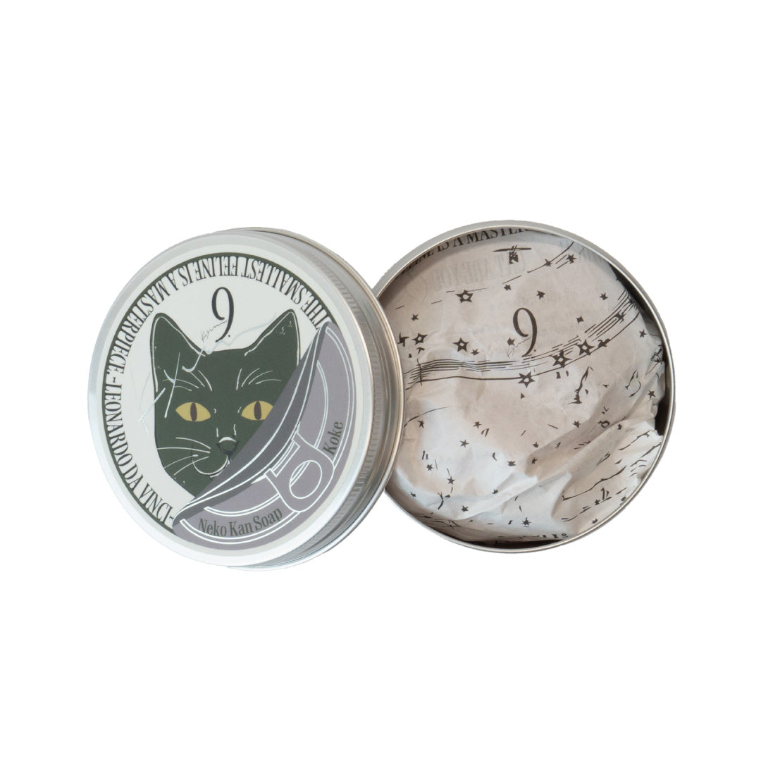 《数量限定》 ネコ缶SOAP《Koke》＆猫巾着セット