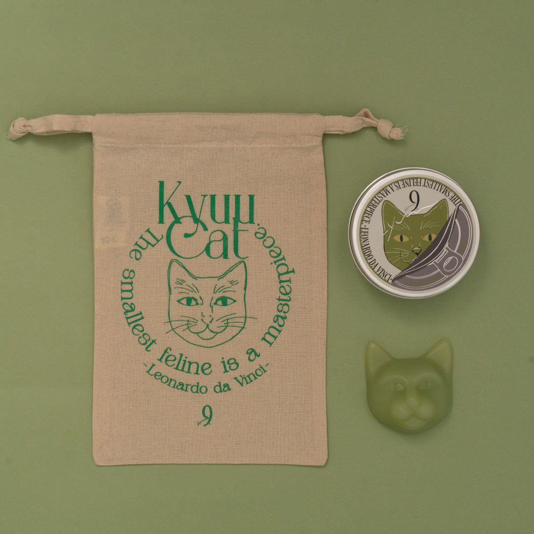 《数量限定》 ネコ缶SOAP《Seiji》＆猫巾着セット