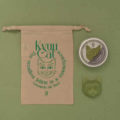 《数量限定》 ネコ缶SOAP《Seiji》＆猫巾着セット