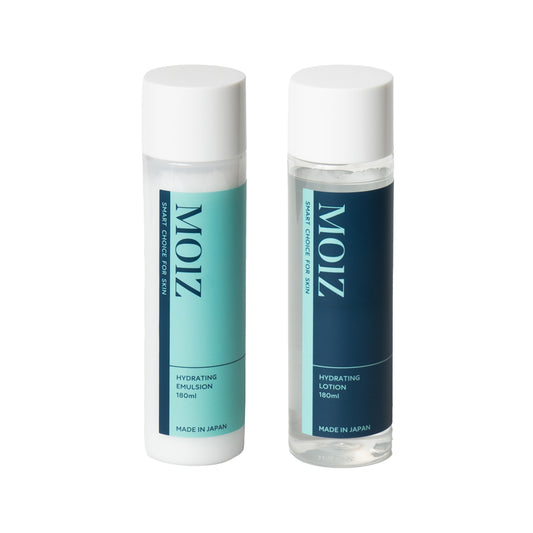 MOIZ SKIN CARE LOTION ＆ MOIZ SKIN CARE MILK SET　180ml/180ml