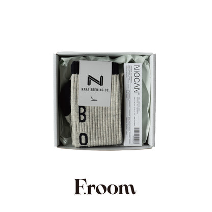 【数量限定】NIOCAN & HOiSUM《奈良醸造コラボソックス(25-28cm)》