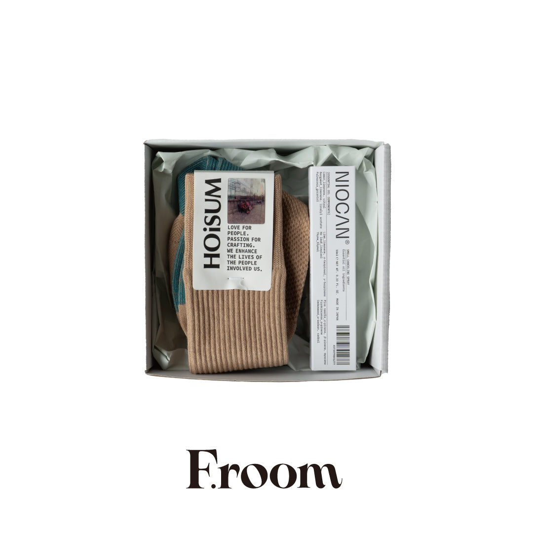 【数量限定】NIOCAN & HOiSUM《アスレチックソックス(25-28cm)》