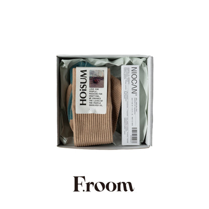 【数量限定】NIOCAN & HOiSUM《アスレチックソックス(25-28cm)》