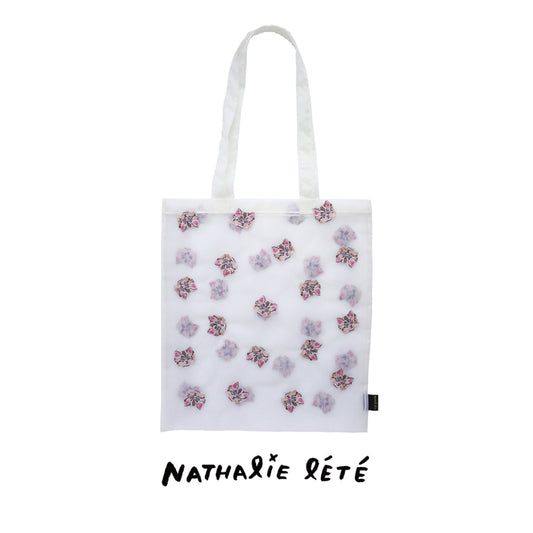 〈Nathalie Lete〉Organdy Tote bag Blue eye